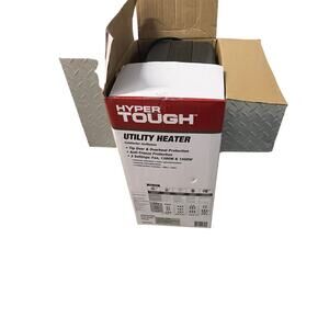 Hyper Tough Utility Heater - All-Metal, Adjustable Heat for Indoor/Outdoor Use